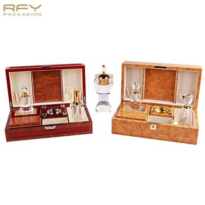 China Custom Logo Square Gift Wooden Packaging Recyclable Luxury Boxes With Lid Velvet for sale