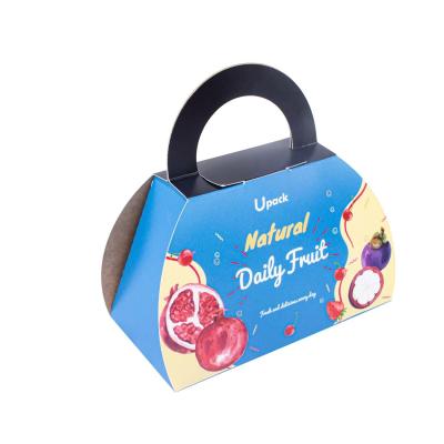 China Waterproof Paperboard Fruit And Vegetable Packaging Boxes Containers For Takeaway for sale