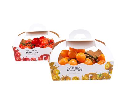 China CMYK Fruit And Vegetable Packaging Boxes With Varnishing Embossing Printing for sale