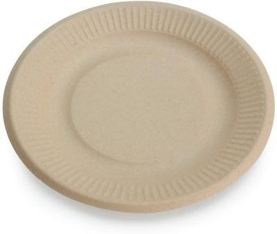 Chine Recyclable libre jetable rond des plateaux BPA de nourriture de carton de Papier d'emballage à vendre