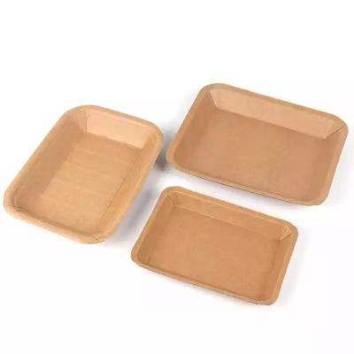 Chine L'huile rendent les plats jetables d'Eco, papier imperméable Plateau Plates Pour Picnic résistants à vendre