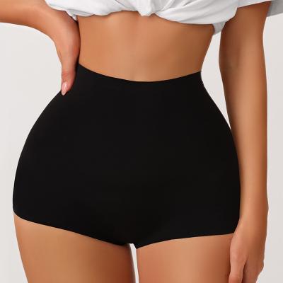 China Antibacterial Women Boxer Shorts Slimming Underwear Butt Wraps Boxer Women Briefs Laser Cut Ladies Boxer Panties for sale