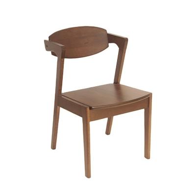 China Factory Directly Fixed Modern Design Luxury Restaurant Wooden Dining Chair for sale