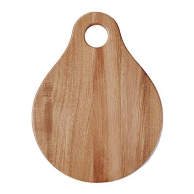 China Viable Simple Non-slip Wooden Vegetable Cutting Board For Kitchen Chopper With Tray for sale