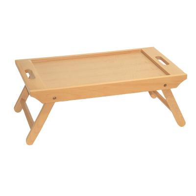 China Eco-friendly Pallet Folding Dining Serving Tray On Wooden Desk Laptop Bed Laptop Bed Tray for sale