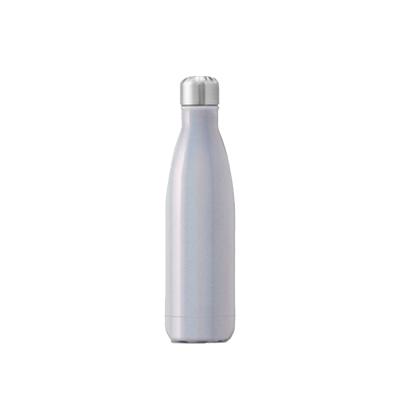 China Cola Shape Water Bottle Stainless Steel Double Wall Vacuum Insulated Double Color Customized Bottle for sale