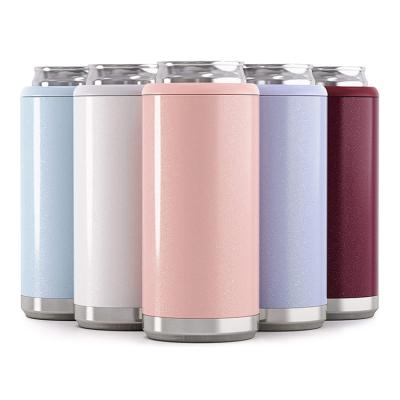 China Wholesale 12oz Cooler Stainless Steel Box Lean Slim Viable Insulator Keep Beer Cold for sale