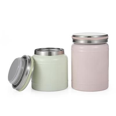 China PORTABLE 750Ml Vacuum Thermos Food Flask Container Lunch Box Insulated Stainless Steel Food Storage Jars for sale