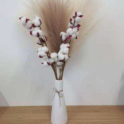 China High quality minimalistic hot sale Artificia 5 heads 7 heads kapok simulation flower kapok for sale