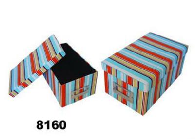 China Canvas Rectangle Fabric Covered Boxes Environmentally Friendly Packaging for sale