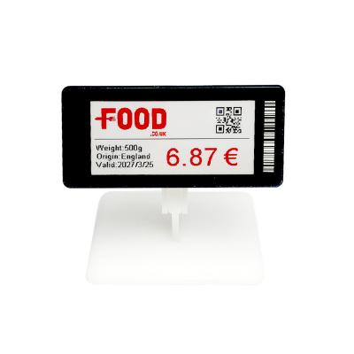 China SUNPAITAG 2.9inch EEL black display price eink digital price tag label for groceries 2.9