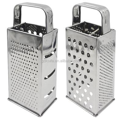 China Eco-Friendly New Multifunction Eco-friendly Stainless Steel Sustainable 4 Side Cheese Vegetable Grater for sale