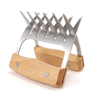 China Creative Easily Cleaned 2PCS Stainless Steel Bear Claws Meat Divider Stainless Steel Meat Claws Tool for sale