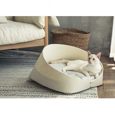 China Sustainable pet house with duck down cushion for four seasons for sale