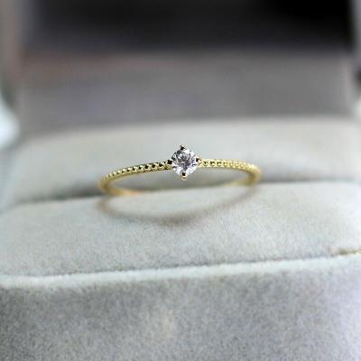 China Factory price AU375 9k solid gold 4 fork D color VVS1 moissanite CLASSIC custom diamond ring for sale