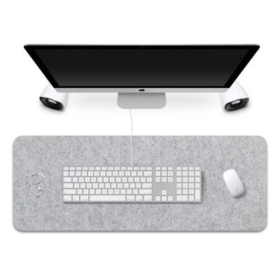 China Large Eco - Friendly Gaming Mouse Pad Wool Felt Desk Mat for sale