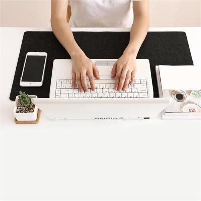 China Gift Mat Table Wool Felt Laptop Mouse Pad Keyboard Anti-Slip Mat for sale