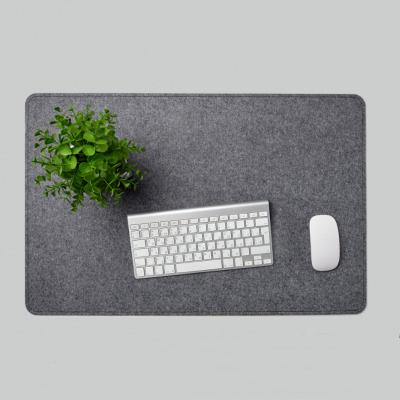 China Sustainable Factory Handmade Felt Desk Pad Protector Desk Pad for sale