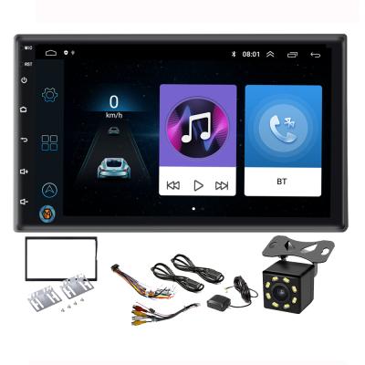 China Universal Car DVD Player 2din Car Stereo GPS 2+32G Touch Screen Head Unit 2+32G Auto Radio 7inch With Camera Car MP5 for sale