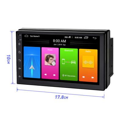 China Car Radio Android 7 Inch Dual Din Touch Screen Auto Radio GPS Player BT FM WIFI Auto Audio Stereo GPS for sale