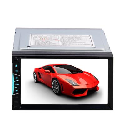 China 7 Inch Touch Screen Car DVD Player GPS Dual Din With BT Support FM AM Radio USB TF Function Car CD Player for sale