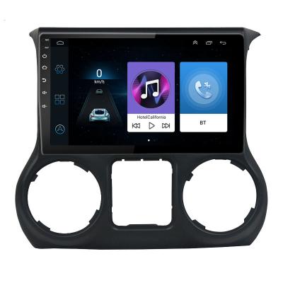 China Android 2din GPS car radio multimedia navigation visual car DVD player for Jeep Wrangler 3 JK 2011 2012 2013 2014 for sale