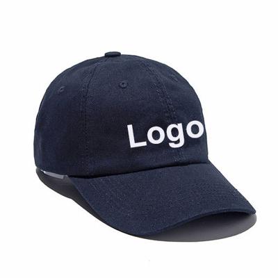 China Wholesale JOINT Navy Blue Baseball Cap Distressed Custom Embroidery for sale