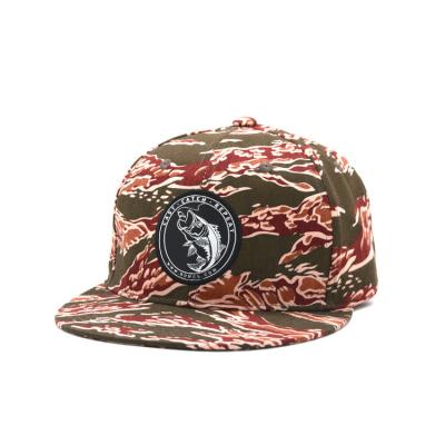 China JOINT Supplier Custom Design Camouflage Printed Logo Adjustable 100% Cotton Snapback Hat for sale