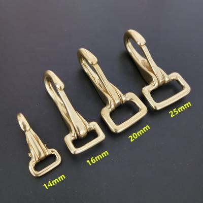 China Solid Brass Fixed Snap Hook Halter Pet Eye Snap Hook for sale