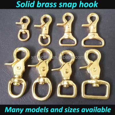 China High Quality Metal Swivel Solid Brass Snap Hook for sale