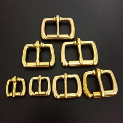 China Brass Buckle Roller Solid Brass Buckle Brake Harness Saddlery Perimeter Buckle for sale