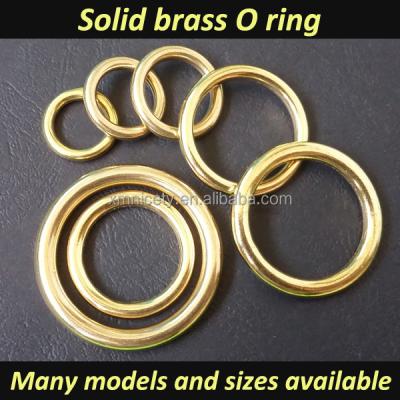 China Metal Many Sizes Solid Brass O Ring, Metal O Ring for sale