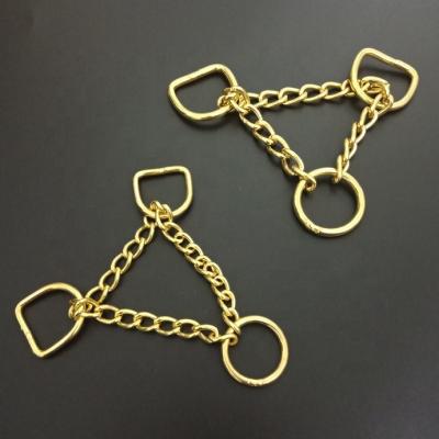 China Personalized Brass Martingale Chain For Dog Collar Martingale Chain Brass for sale