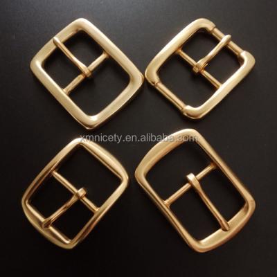 China Eco-Friend Square Bar Brass Center Buckle Brass Belt Buckle for sale