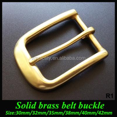 China Pin Buckle 35mm Solid Brass Belt Buckles, Leather Belt Solid Brass Buckle for sale