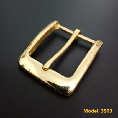 China Durable.attractive 35mm solid brass buckle 35mm belt buckle for sale