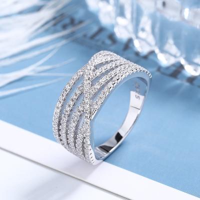 China Hot Selling FASHIONABLE 925 Sterling Sliver Big Cross Ring Jewelry for sale