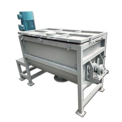 China Custom-made Multifunctional Horizontal Twin-screw Band Stainless Steel Chemical Dry Powder Mixing Machine for sale