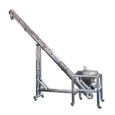 China Adjustable Speed Spiral Feeder Stainless Steel Industrial Powder And Granular Lifting Conveyor for sale