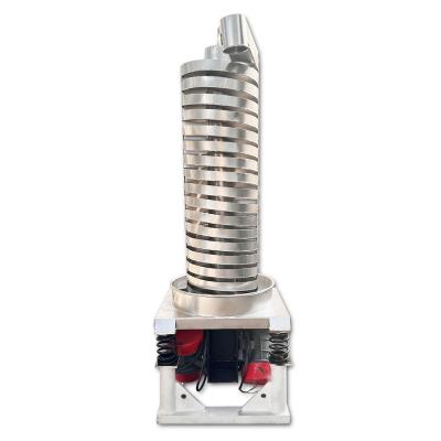 China Stainless steel vertical screw elevator potassium nitrate rubber vibrating feeder for sale