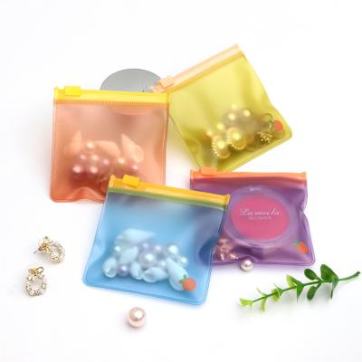 China Ziplock PVC Packaging Bags Frosted for Jewellery Necklaces Bracelets Watches Packaging for sale