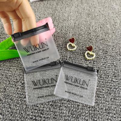 China Crystal Clear PVC Resealable Zipper Closure Storage Bag Dustproof Waterproof Jewelry Organizer for sale