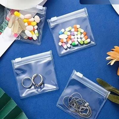 China 5/10/20pcs Pill Pouch Bags Zippered Reusable Clear Self Sealing Travel Medicine Storage for sale