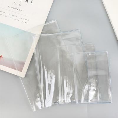 China PVC Transparent A6/A5 Book Protective Sleeve Waterproof for Planner Binder Scrapbook for sale