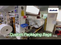 pe zipper lock frosted plastic packaging bags matte printed waterproof for clothes