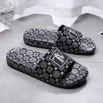 China New Trend Fashion Solid Color Anti Slip Graffiti Women 2021 Summer Soft Eva Beach CUSHIONING Slide Slipper Slides Platform Man Sandals for sale