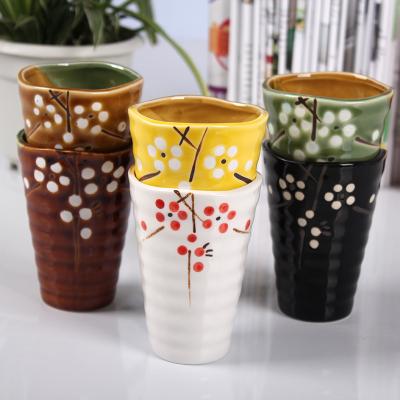 China HT104029 Korean Style Cherry Wave Creative Mug Viable 6 Piece Set Cup For Promotional Gifts for sale