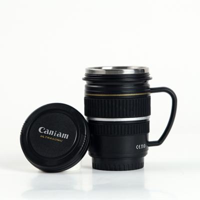 China Business Plastic Side ABS Inside SLR Cameras 220ml Cup Stainless Steel 304 Creative Modeling With Hand for sale