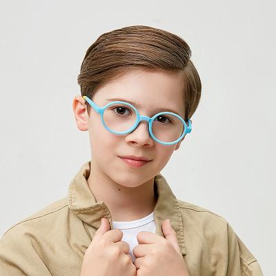 China Factory direct wholesale silicone glass anti-blue glasses TR90 for kids pressure flexible not bad glasses. for sale