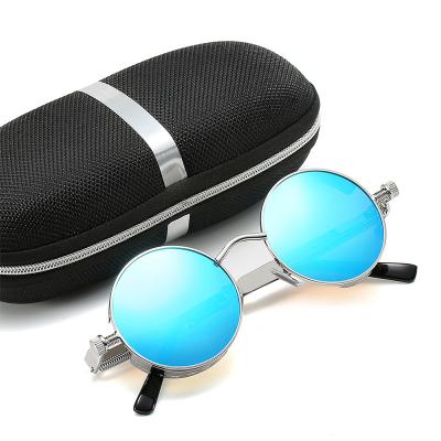 China Fashion sunglasses new punk round polarized film sunglasses sunglasses fashion personality colors for men and women for sale